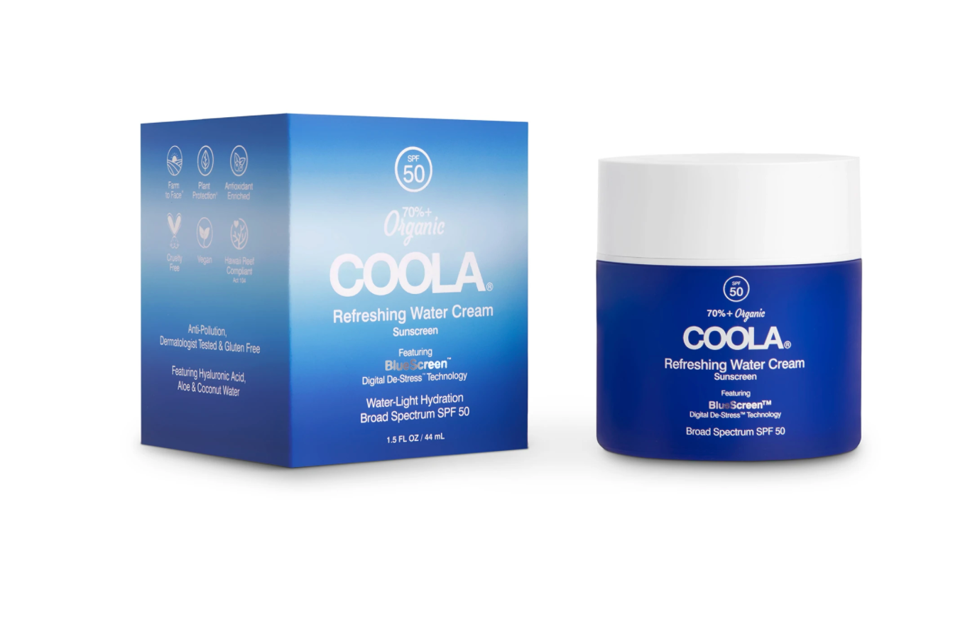 COOLA Refreshing Water Cream Organic Face Sunscreen SPF 50