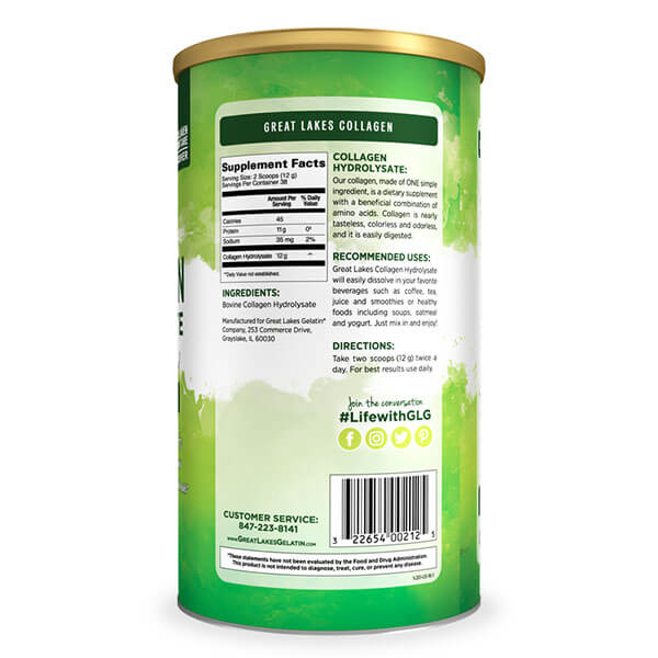 Great Lakes Collagen Hydrolysate 454g