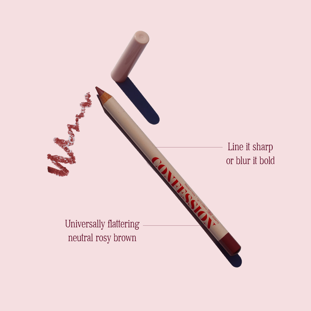 Confession Lip Smudge Pencil (Neutral-Rosy Brown)