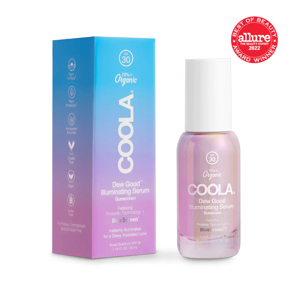 Coola Dew Good Illuminating Serum Probiotic Sunscreen