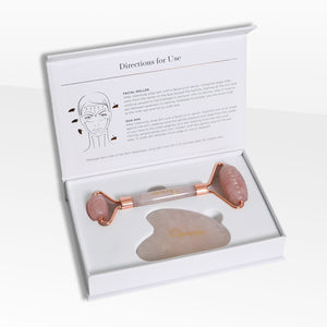 Osmosis at-home Rose Quartz Gua Sha Facial Kit