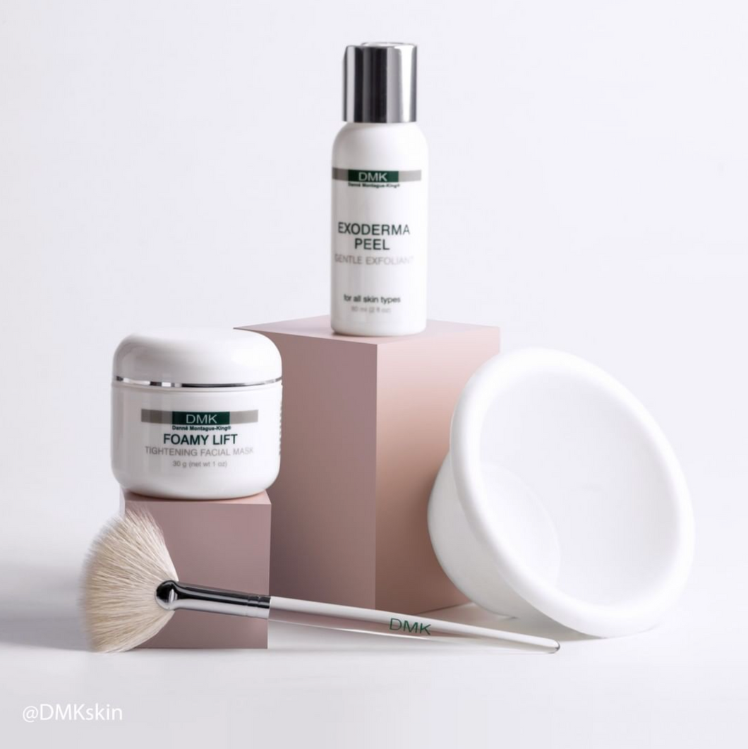 DMK Home Enzyme Kit - Exoderma Peel + Foamy Lift (With Free Brush and Bowl) 30ml