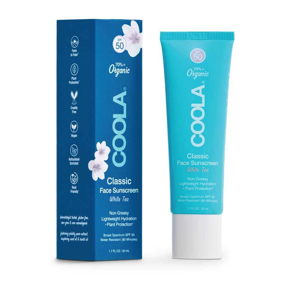 COOLA Classic Face Sunscreen White Tea SPF50+